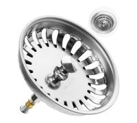 Evier Panier à Tamis, Ø 82 mm, Remplacement de 125555, Compatible avec Les Garnitures d'écoulement Blanco 3,5" à partir de l'année de Construction 1996, 24 Fentes Panier à Tamis