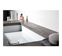 Évier sous plan Alape Ub. RE700.4 2258500000 632 x 330 mm, blanc, sans trou de robinetterie ni trop-plein