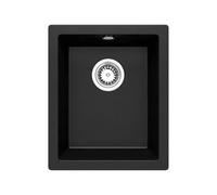 Évier sous plan - DEANTE - CORDA - Granit noir - 1 bac - 32x40 cm - Vidage manuel