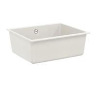 vidaXL Lavabo blanc 530 x 460 mm 80% quartz et 20% résine