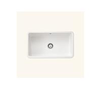 Evier timbre d'office céramique blanc FARMHOUSE 1 bac 795x460