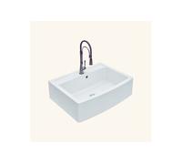 Evier timbre d'office granit blanc grisé FOCA 1 bac