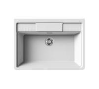 Evier timbre d'office granit blanc SPAZIO