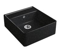Villeroy & Boch Évier simple bac 632062J0 Chromite, vidage excentrique, kit fixation