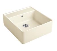 Evier timbre office VILLEROY ET BOCH Tradition Creme CeramicPlus avec vidage manuel