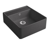 Evier timbre office VILLEROY ET BOCH Tradition Graphite CeramicPlus avec vidage manuel