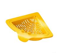 Évier Triangle Aimanté 18cm Design Gain de Place Évier Triangle(Yellow) | Aimant puissant intégré, fixation stable percer, protège la pour surface de l'évier, montage en quelques secondes
