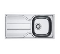 Franke Flash FLN611-86/44 Inox Lisse Manu Inox Lisse