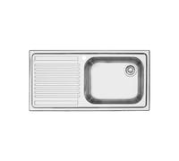 Évier Une cuve Barazza Rectangulaire 100 cm B_Fast 1LFS10S Acier