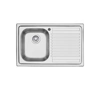 Évier Une cuve Barazza Rectangulaire 80 cm B_Fast 1LFS81D Acier