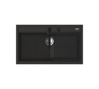 Évier Une cuve Barazza Rectangulaire 86 cm City 1LCY91NK Noir