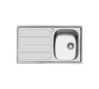 Évier Une cuve Foster Rectangulaire 85 cm S1000 1186 161 Acier