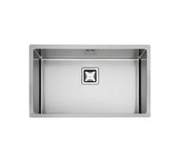 Évier Une cuve Fulgor Milano Rectangulaire 75 cm P1B 7545 Q F SF Satin Steel