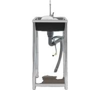 Évier utilitaire, acier inoxydable, autoportant, à cuve unique