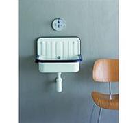 Évier utilitaire Alape STEEL FORM 510 Ü 1200000000 51 x 36 cm, blanc, avec trop-plein, sans trou de robinetterie