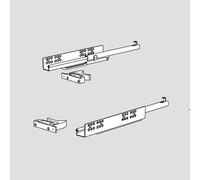 evineo ineo2 Ensemble de glissières de tiroir de meuble bas (pour 1 tiroir), système Hettich, BL001306,
