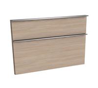 evineo ineo4 Ensemble de façades de tiroirs de meuble bas 101 cm, pour système de tiroirs Hettich, 2 tiroirs, pour poignées baguettes, BL000906,