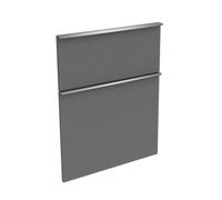 evineo ineo4 Ensemble de façades de tiroirs de meuble bas 61 cm, pour système de tiroirs Hettich, 2 tiroirs, pour poignées baguettes, BL000857,