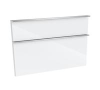 evineo ineo4 Façades de tiroirs de meuble bas 100 cm, pour système de tiroirs Hettich, 2 tiroirs, pour poignées baguettes, BL000493,