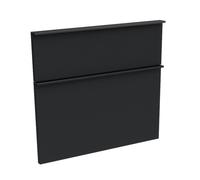 evineo ineo4 Façades de tiroirs de meuble bas 80 cm, pour système de tiroirs Hettich, 2 tiroirs, pour poignées baguettes,, BL001326BM,