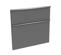evineo ineo4 Façades de tiroirs de meuble bas 80 cm, pour système de tiroirs Hettich, 2 tiroirs, pour poignées baguettes, BL000448,
