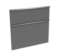 evineo ineo4 Façades de tiroirs de meuble bas 80 cm, pour système de tiroirs Hettich, 2 tiroirs, pour poignées baguettes, BL000454,