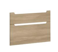 evineo ineo5 Ensemble de façades de tiroirs de meuble bas l : 99 cm, pour système de tiroirs Hettich, 2 tiroirs, avec poignée encastrée, BL000492,
