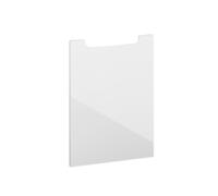 evineo ineo5 Façade de porte de meuble bas l: 42 cm, 1 porte, charnières à droite, avec poignée encastrée, BL001354,
