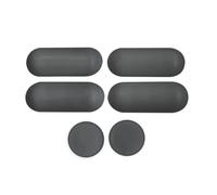 evineo Jeu de tampons amortisseurs de rechange pour lunette et couvercle de WC lavant, gris, BL001131,