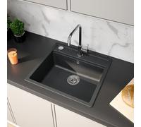 evineo line 250 Évier de cuisine l: 57 P: 51 cm, NEN100AN,