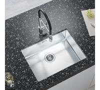 evineo m10 Évier de cuisine l: 60 P: 45 cm, EV2104+EV2112,
