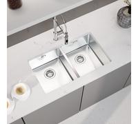 evineo m20 Évier de cuisine l: 75,5 P: 45 cm, EV2108+EV2112,