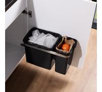 evineo m50 Poubelle à fixer sur une porte, avec couvercle,, EV1051,
