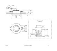 EVN EVN P-LED Plafonnier encastré 230V 3000K 300lm PC20N31502 Quantité:1