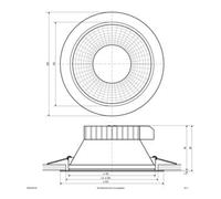 EVN EVN Plafonnier LED CCT Switch ML DSR54200125 Quantité:1