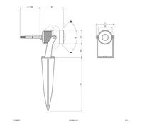 EVN EVN Spot de jardin PLC650502 3000K anth IP65 Quantité:1