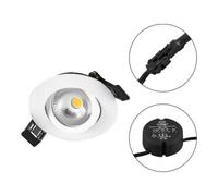 EVN S060102 S060102 Luminaire à LED encastrable LED 6 W blanc