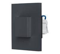 evn_lichttechnik EVN Lichttechnik Applique LED encastrée murale 3000K IP44 anthracite LQ41802AD Quantité:1