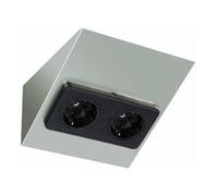 evn_lichttechnik EVN Lichttechnik Prise double encastrable pour meuble 230V 16A 092 250 eds Quantité:1