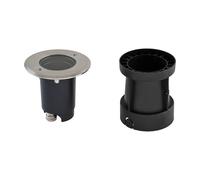 Evn Talpa Spot Encastrable Dans Le Sol Inox Rond acier inoxydable