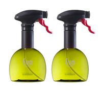 Evo Huile Pulvérisateur sans aérosol pour huiles de cuisson d'olive 8-ounce Capacity, Set of 2 Vert