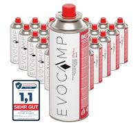 EVOCAMP Bouteilles de gaz Butane 227g pour réchaud de Camping, Chauffage au gaz ou brûleur de Mauvaises Herbes, Cartouche de gaz Type MSF-1a, pressurisée Universelle (28X)