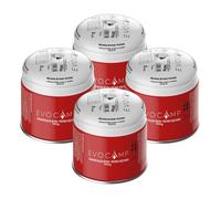 EVOCAMP Cartouches perforantes 4X 190g EN417 cartouches de gaz propane butane avec système de verrouillage du gaz intégré