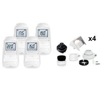 Evohome Honeywell Home EVO-TRV4 Pack de têtes thermostatiques