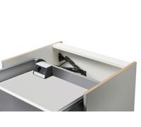 Evoline Aile 1 USB A + C, Aufbausteckdosenelement, Avec Prise Schuko, Argent
