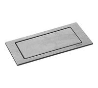 EVOline BackFlip 159271013700 Lot de 2 prises Schuko, 1 chargeur USB, aspect béton, aspect béton