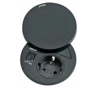 Evoline® Circle80 Hide, élément de prise de courant, avec prise de courant de sécurité