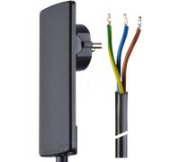 EVOLINE NKS SW - Câble de raccordement à levier peu encombrant et innovant, noir