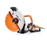 Evolution Power Tools R350DCT, tronçonneuse pour béton, pierre, brique, tuile de toit & plus, découpeuse électrique 350 mm, lame diamant premium, Scie à béton, 350 mm, 2 700 W
