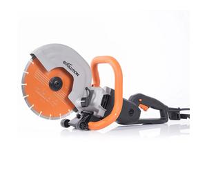 Evolution R255DCT Tronçonneuse électrique 2000 W | Scie à béton 255 mm | Profondeur de coupe 102 mm, disque diamanté haut de gamme inclus